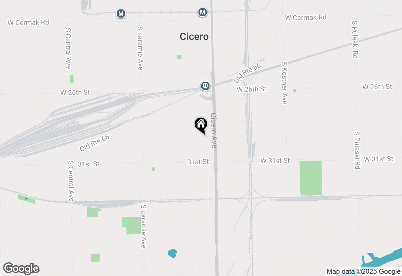 Map of 2934 S 48th Court, Cicero, IL 60804