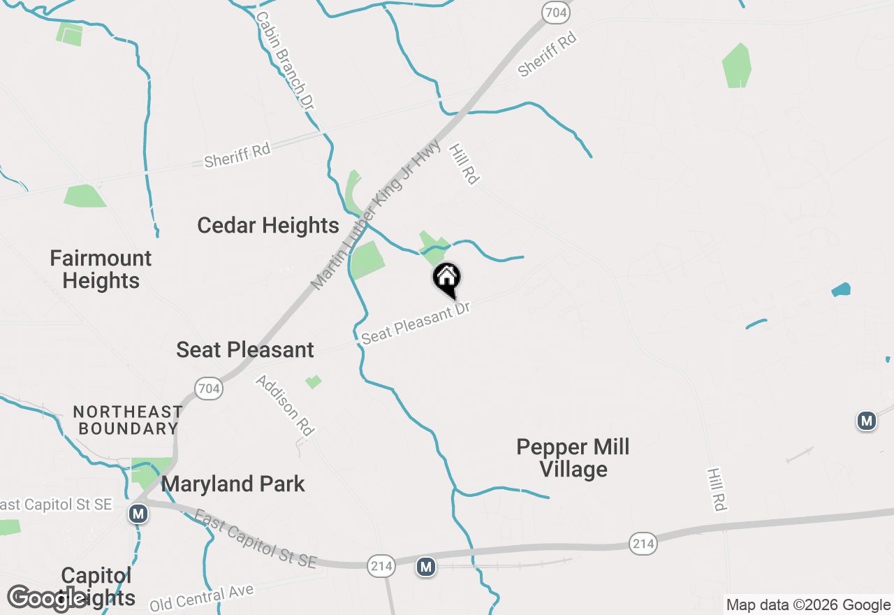 Map of 6516 Seat Pleasant Drive, Capitol Heights, MD 20743
