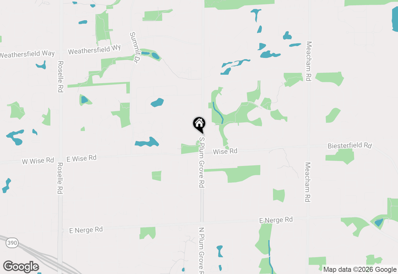 Map of 1105 E Point Drive, Schaumburg, IL 60193