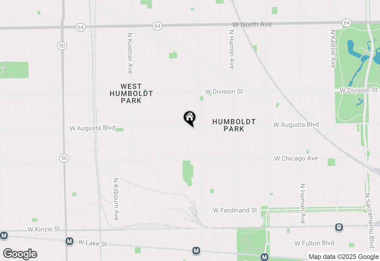 Map of (Address confidential), Chicago, Illinois 60651