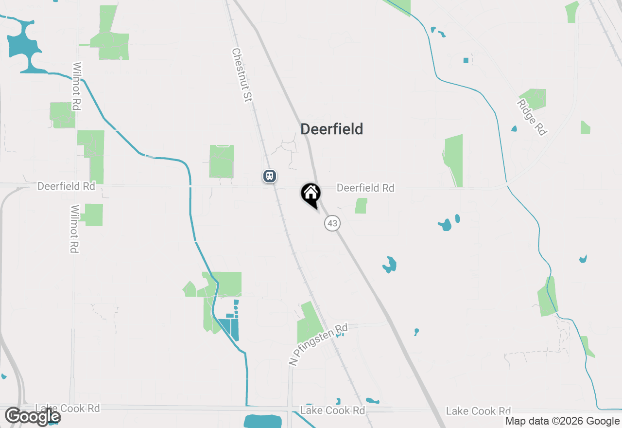 Map of 728 Waukegan Road #203, Deerfield, IL 60015