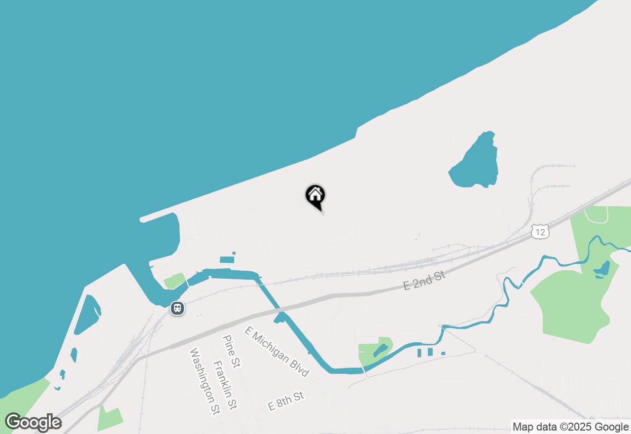 Map of 109 Washington Park Boulevard, Michigan City, IN 46360