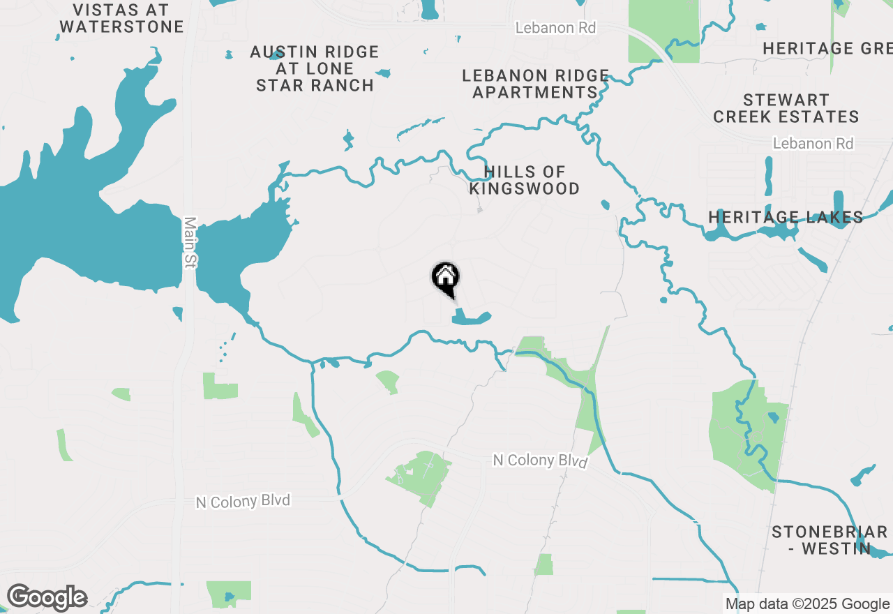 Map of 3294 Santa Bella Drive, Frisco, TX 75034