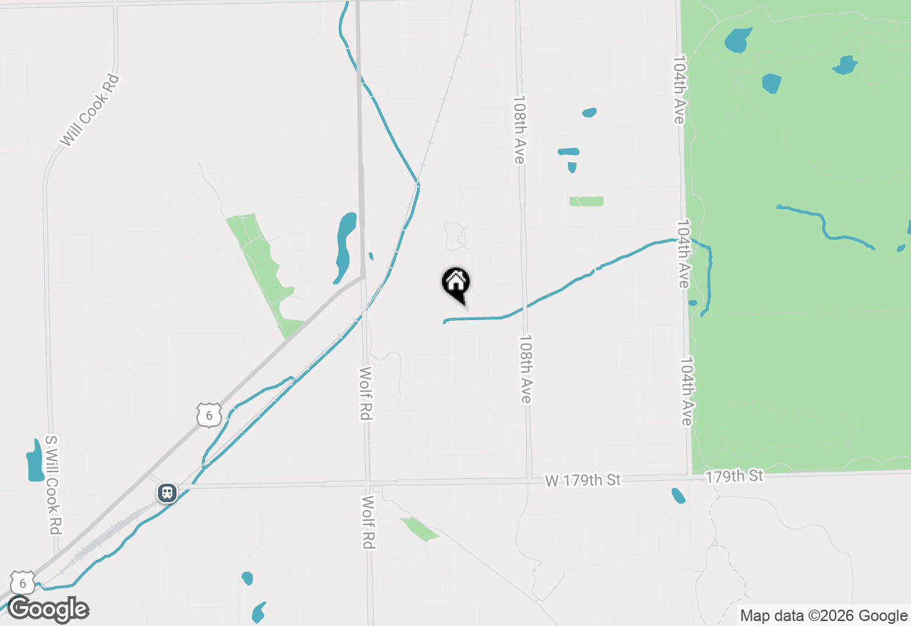Map of 10949 Fawn Trail Drive, Orland Park, IL 60467
