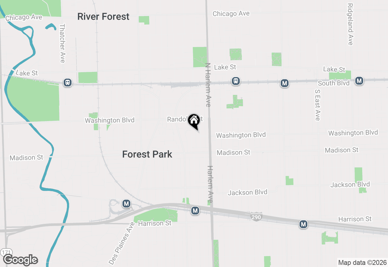 Map of 240 Marengo Avenue #3, Forest Park, IL 60130