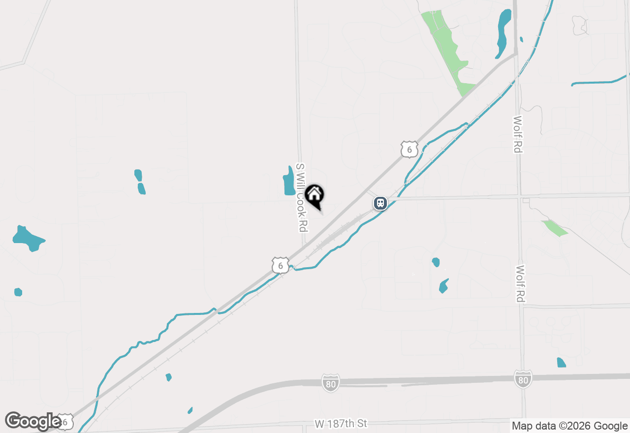 Map of 11924 Dunree Lane, Orland Park, IL 60467
