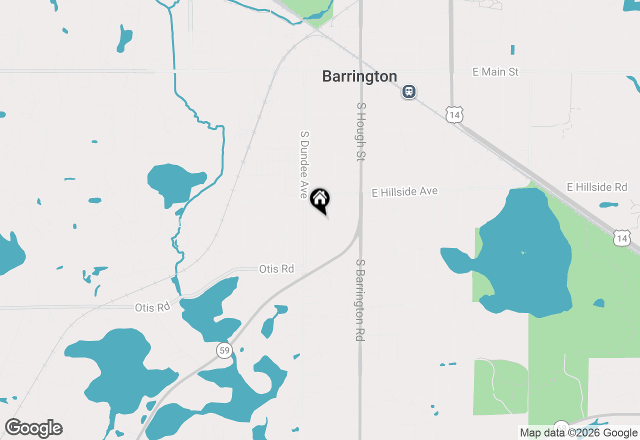 Map of 739 Meadow Lane, Barrington, IL 60010