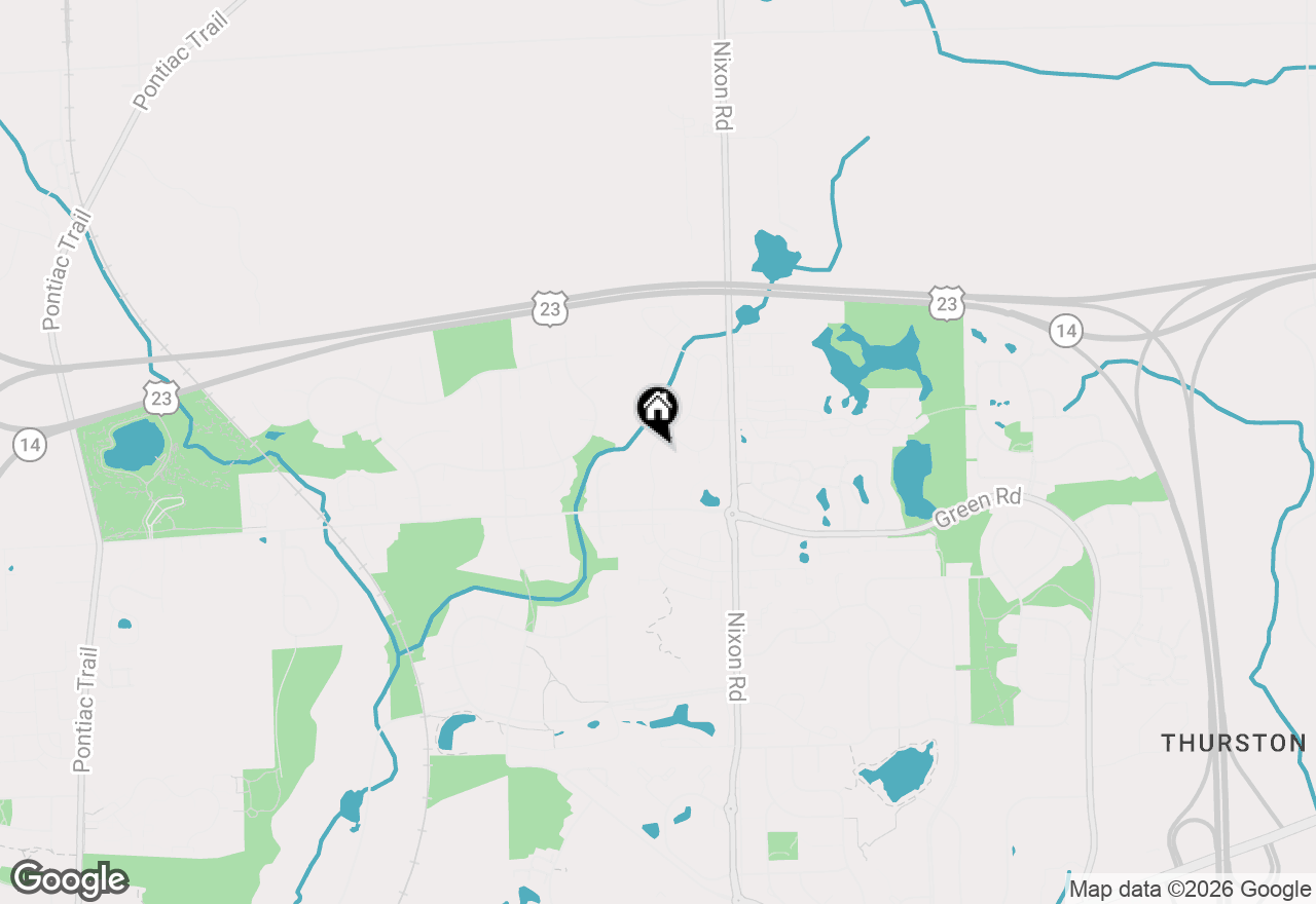 Map of 3031 N Spurway Drive, Ann Arbor, MI 48105
