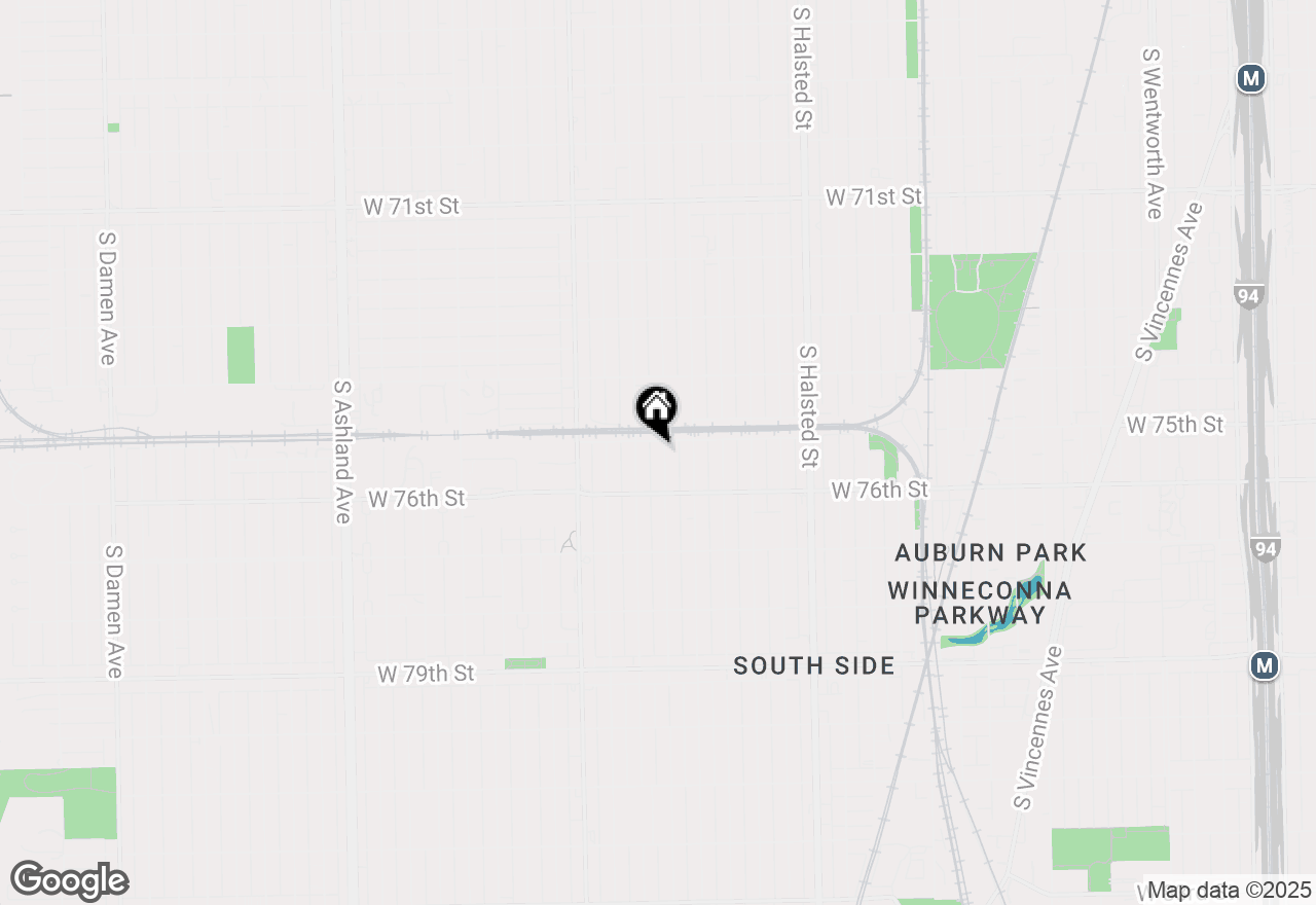 Map of 7510 S Carpenter Street, Chicago, IL 60620