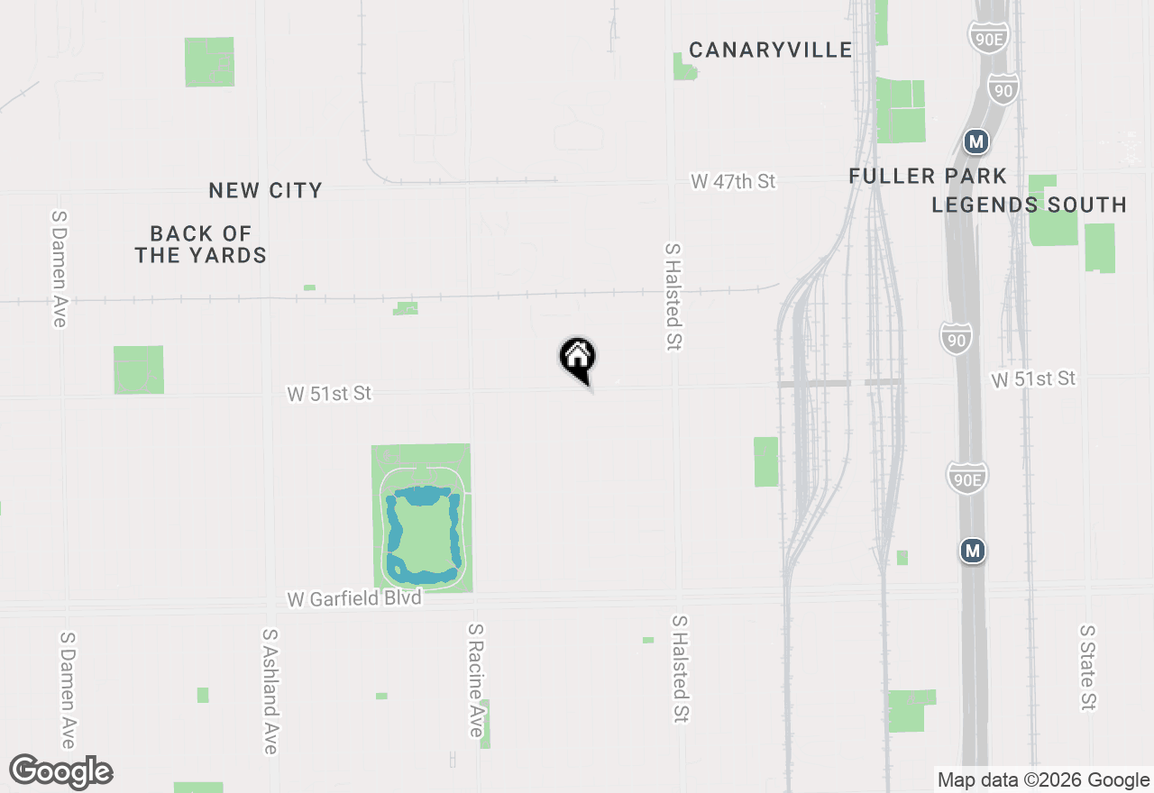 Map of 957 W 51st Street, Chicago, IL 60609