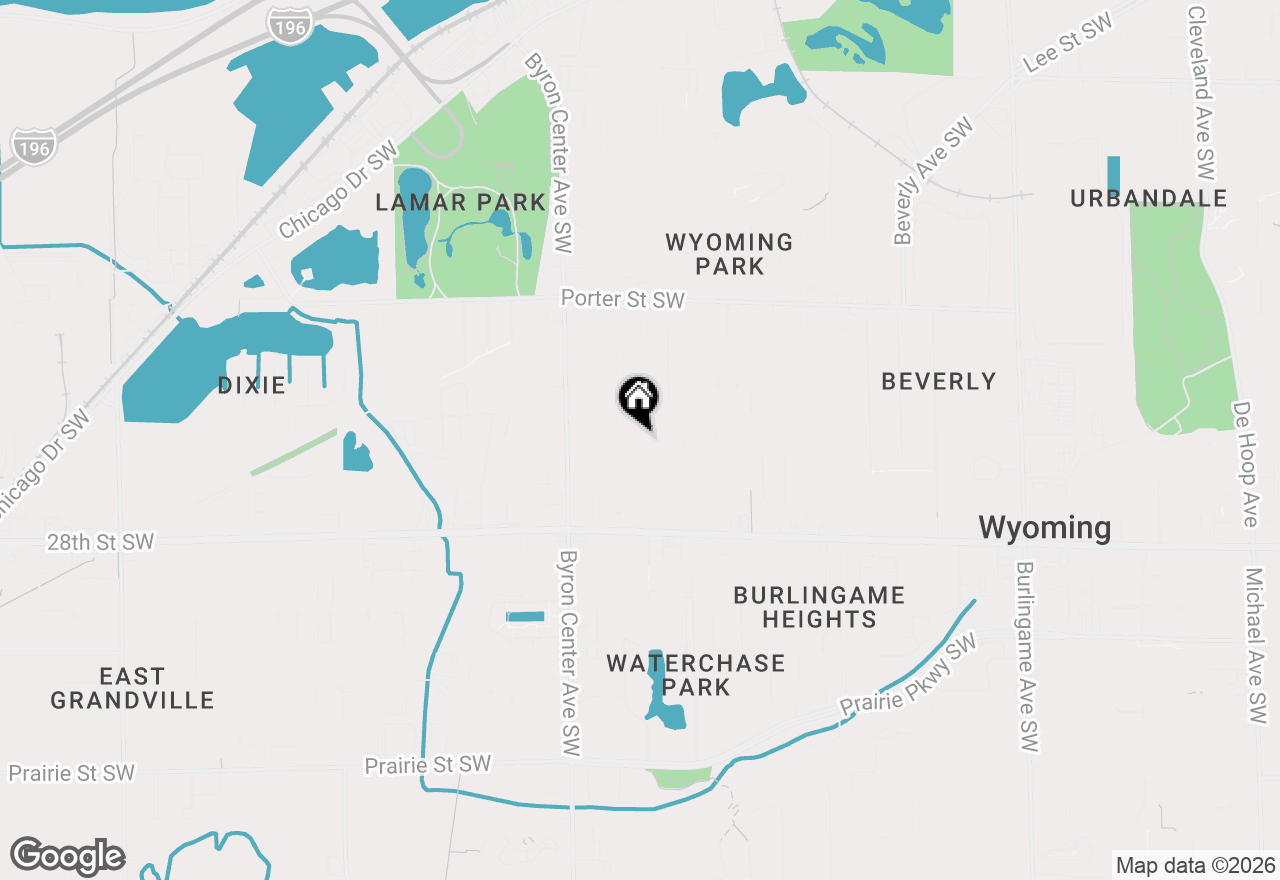 Map of 2621 Wyoming Avenue Sw, Wyoming, MI 49519