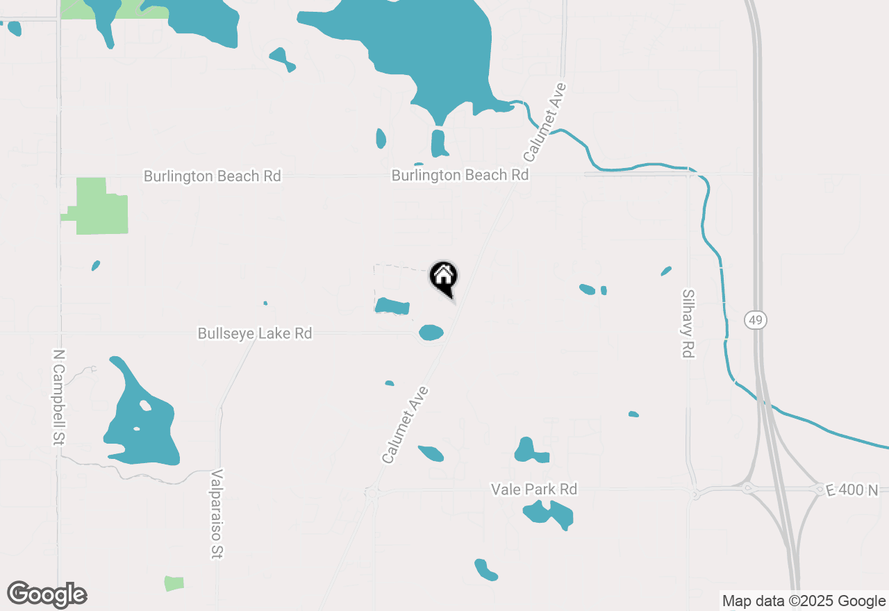 Map of 3601 Chimney Hill Court, Valparaiso, IN 46383