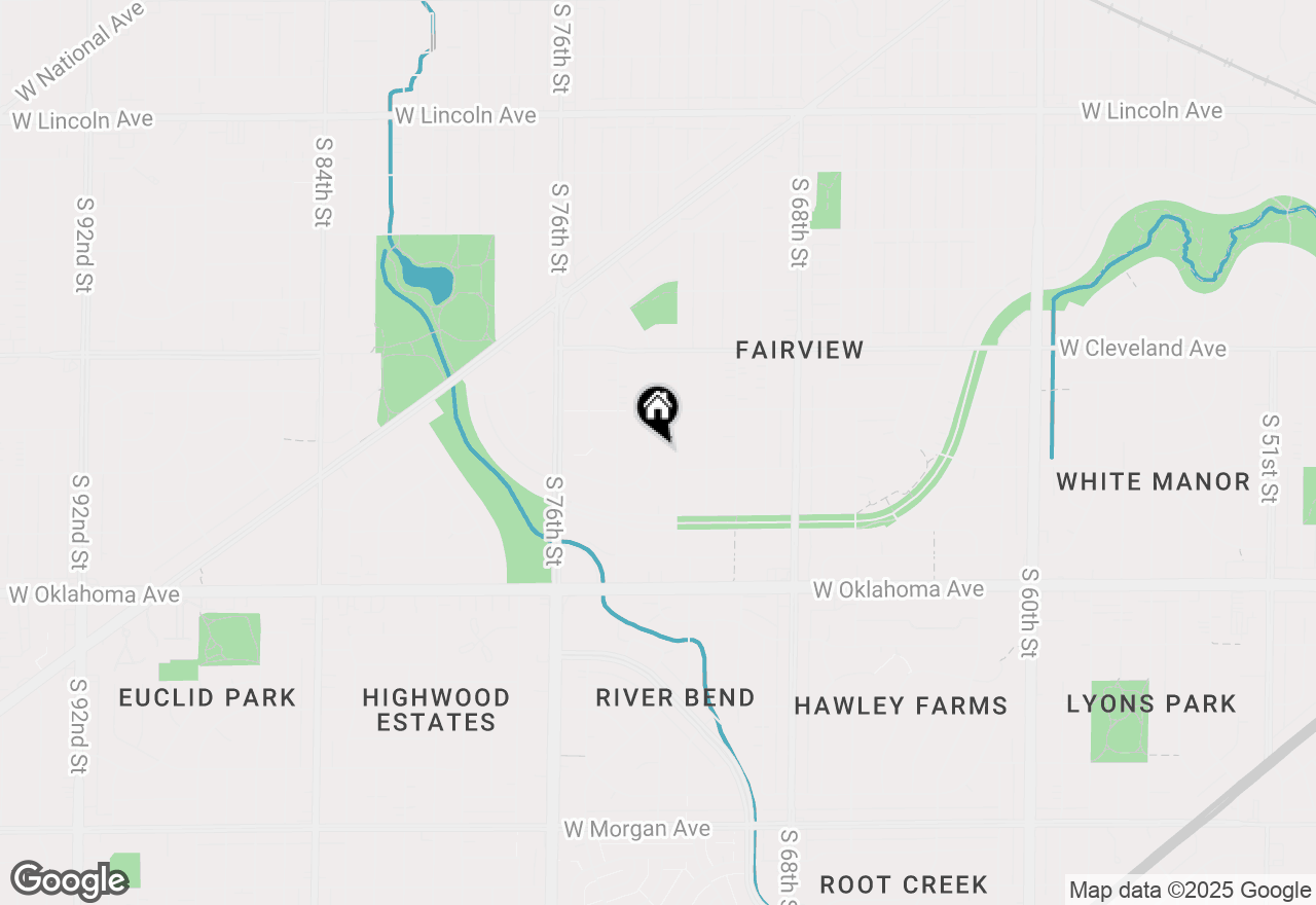 Map of 2860 S Cleveland Park Dr, West Allis, WI 53219