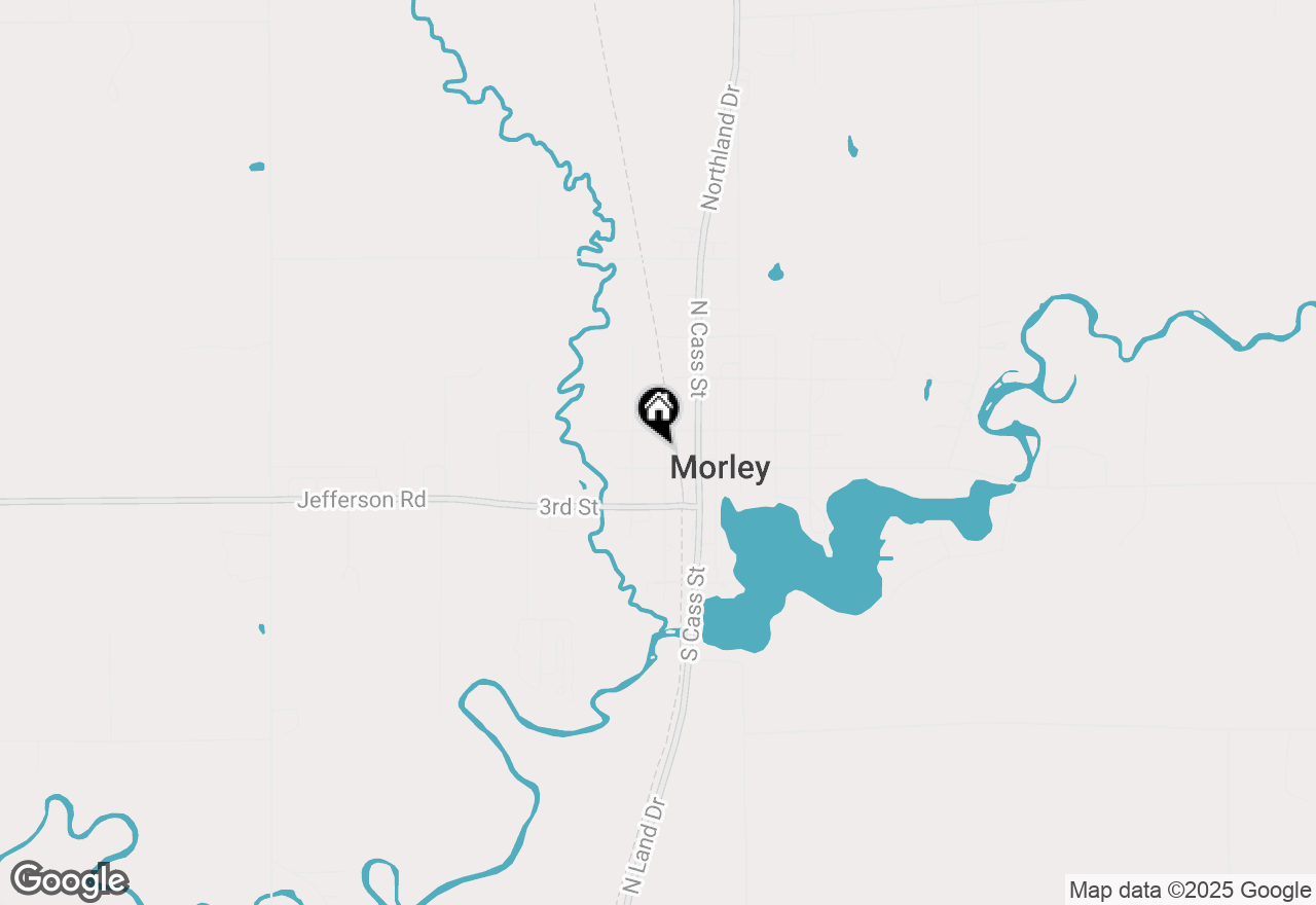 Map of 155 S Scott Street, Morley, MI 49336