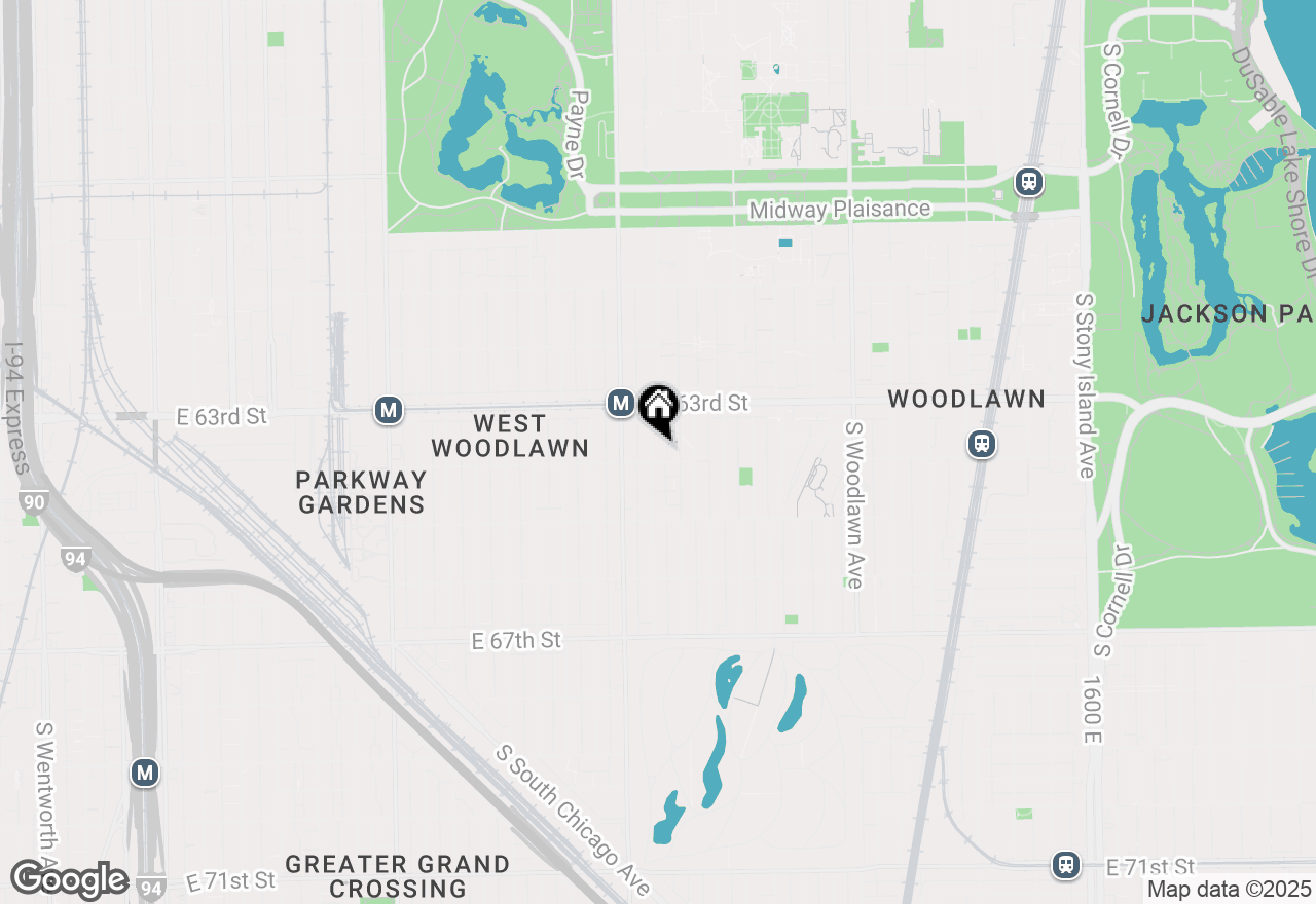 Map of 6349 S Maryland Avenue #3, Chicago, IL 60637
