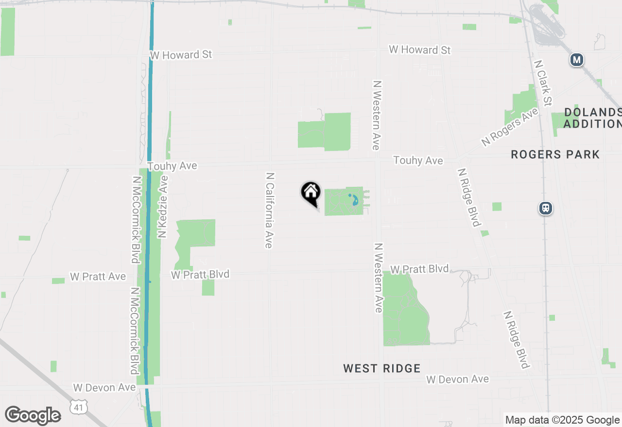 Map of 2626 W Lunt Avenue, Chicago, IL 60645