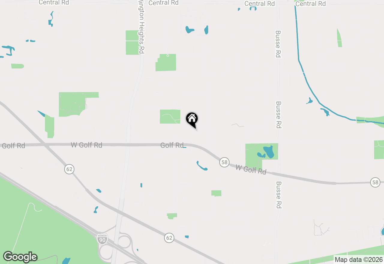 Map of 706 S Noah Terrace, Mount Prospect, IL 60056