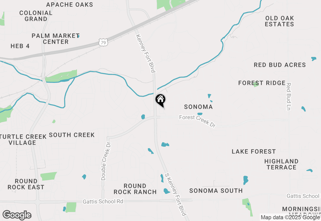 Map of 2500 Forest Creek Dr #1203, Round Rock, TX 78665