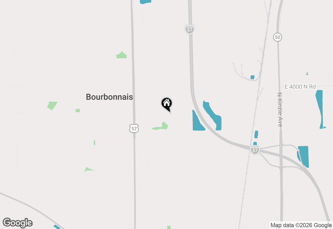 Map of 375 Meadows N Road, Bourbonnais, IL 60914