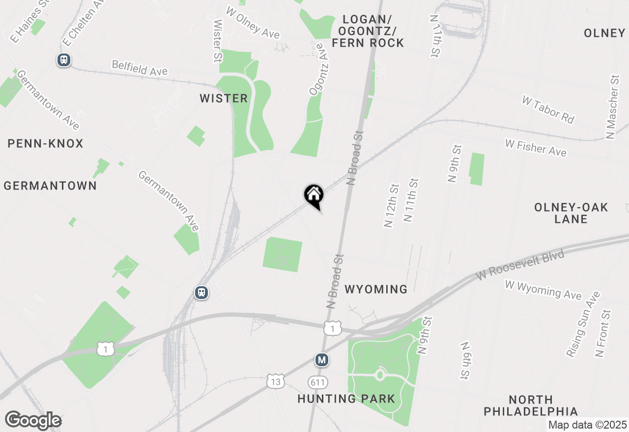 Map of 4828 N Sydenham Street, Philadelphia, PA 19141