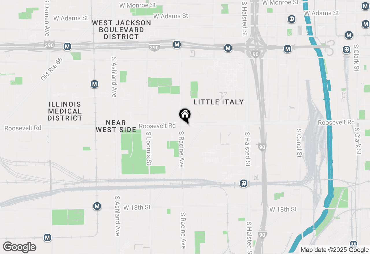 Map of 1155 W Roosevelt Road #509, Chicago, IL 60608