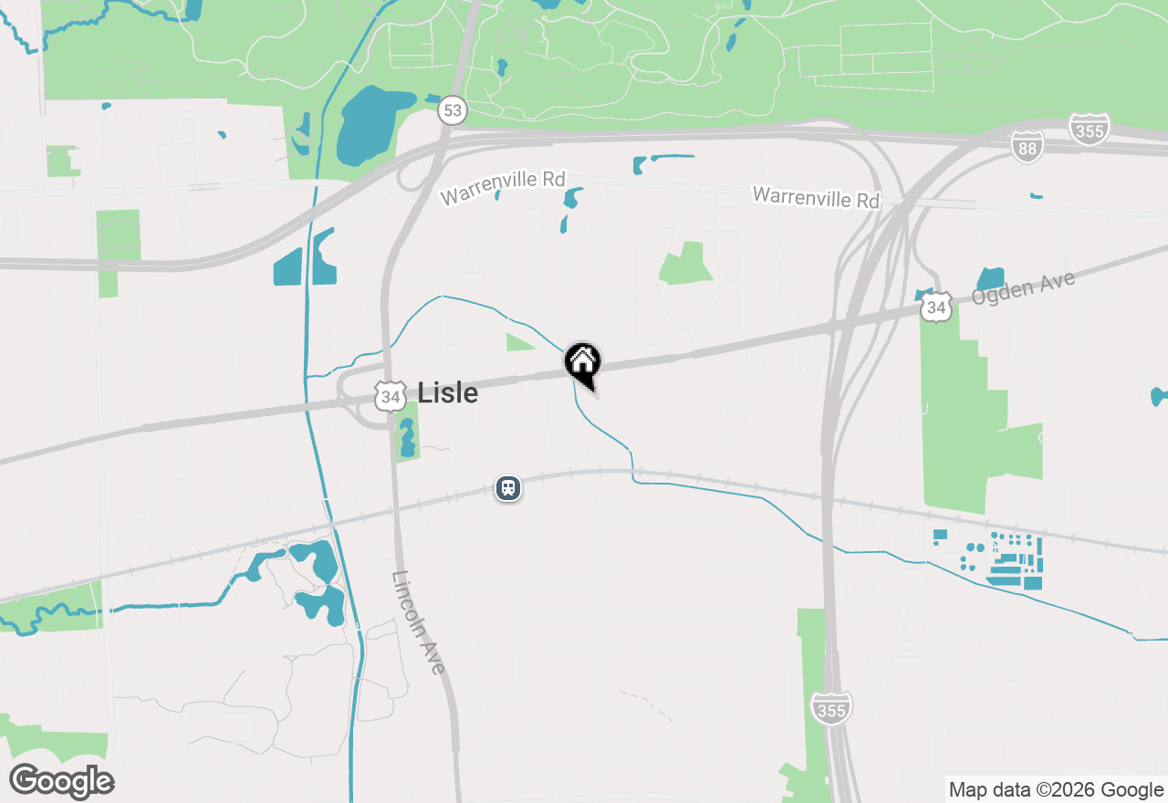 Map of 4721 Saint Joseph Creek Road #5F, Lisle, IL 60532