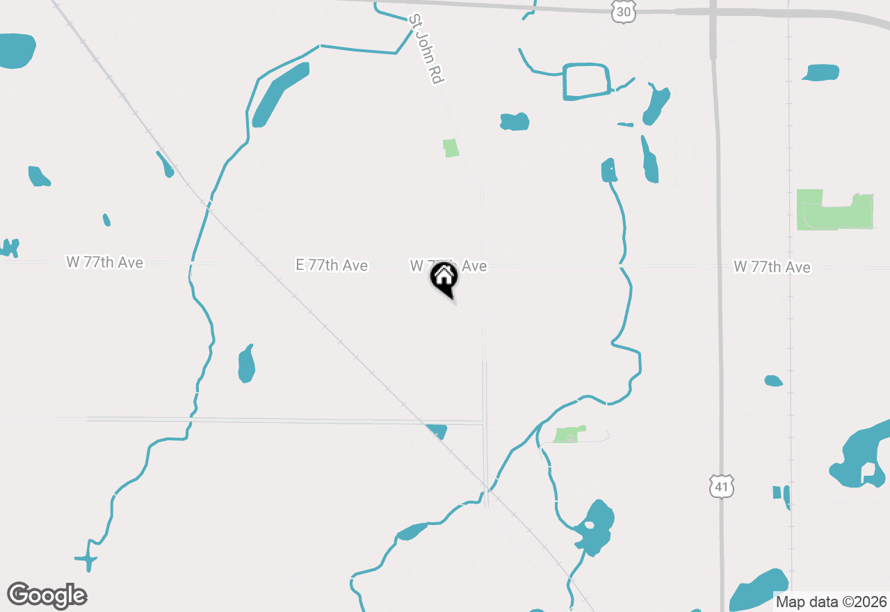 Map of 1500 Gates Drive, Schererville, IN 46375