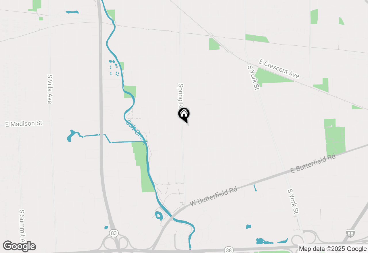 Map of 805 S Spring Road, Elmhurst, IL 60126