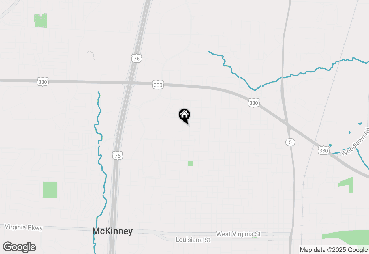 Map of 1504 N Graves Street, Mckinney, TX 75069