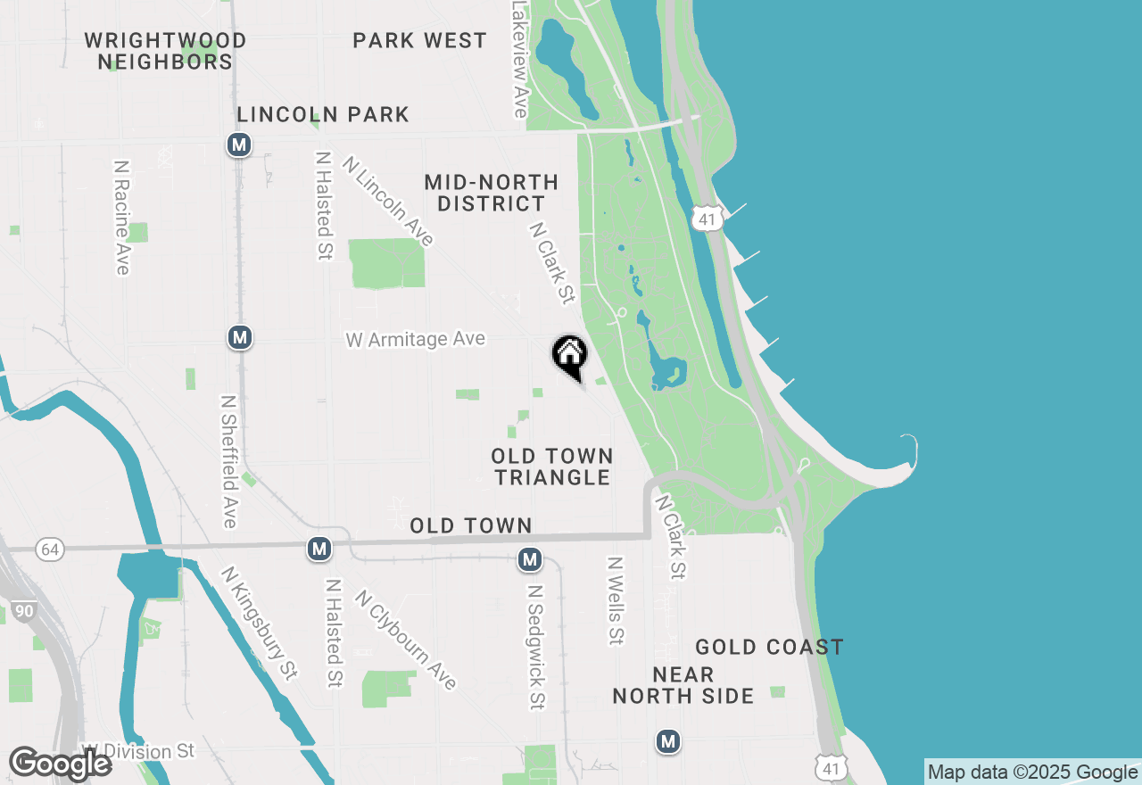 Map of 311 W Wisconsin Street, Chicago, IL 60614