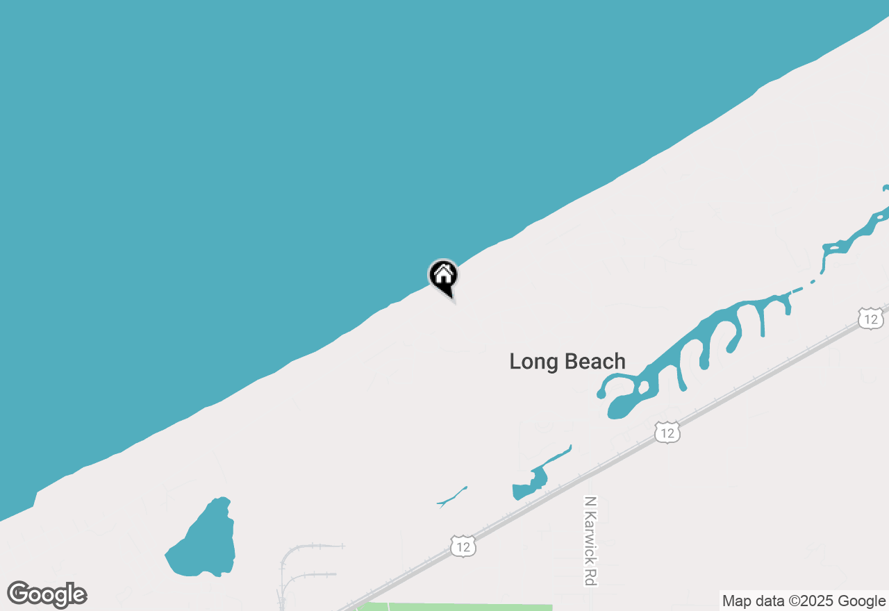 Map of 1909 Lake Shore Drive, Long Beach, IN 46360