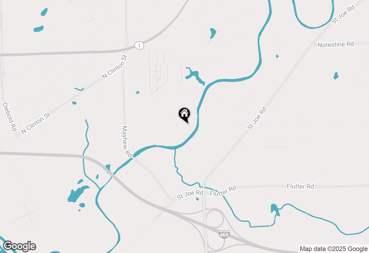 Map of 5800-5900 Palo Verde Court, Fort Wayne, IN 46825