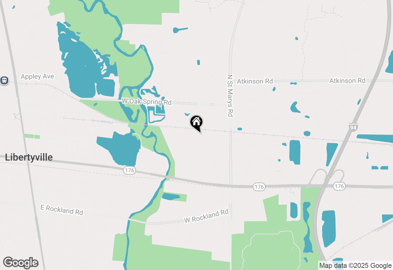 Map of 318 Camelot Lane, Libertyville, IL 60048