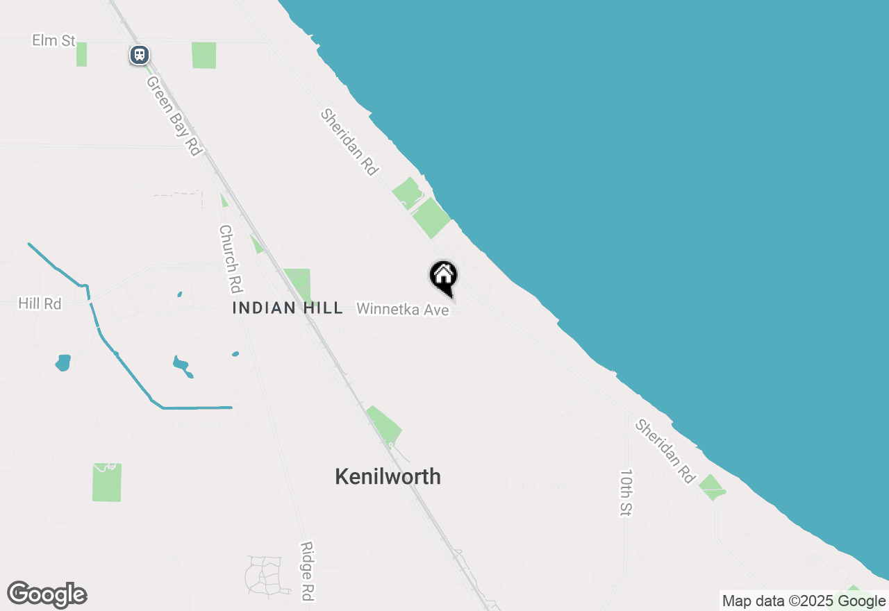 Map of 109 Fuller Lane, Winnetka, IL 60093