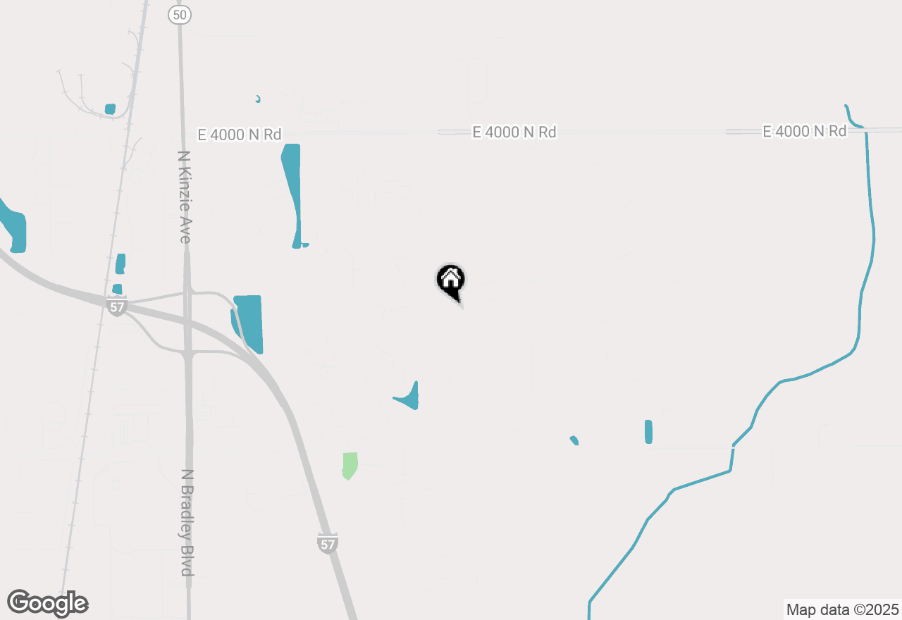 Map of 1548 Amhurst Way, Bourbonnais, IL 60914