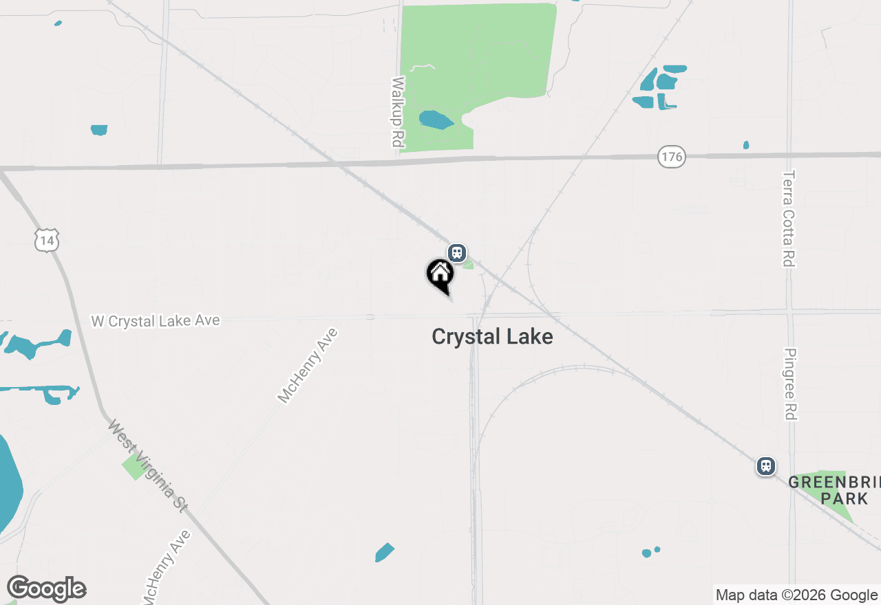 Map of 25 N Williams Street, Crystal Lake, IL 60014