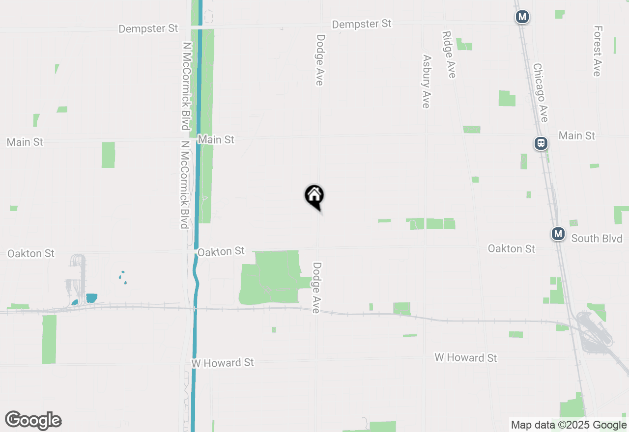 Map of 604 Dodge Avenue, Evanston, IL 60202