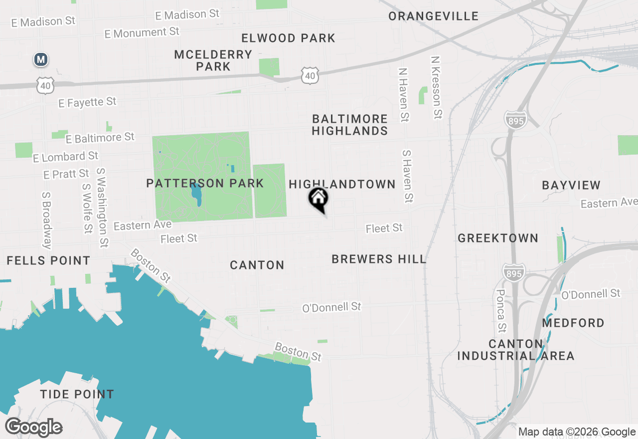 Map of 3235 Eastern Avenue, Baltimore, MD 21224
