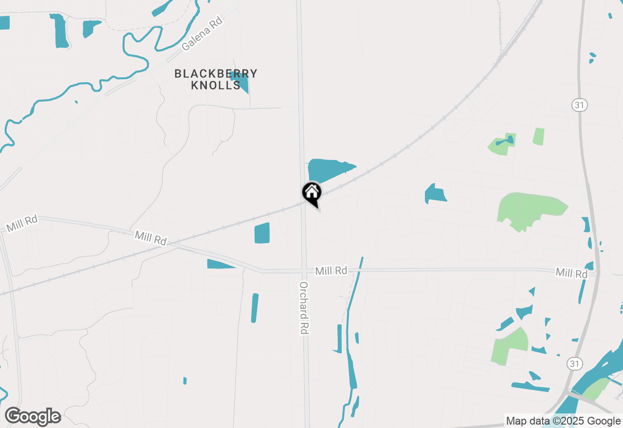 Map of 227 Wolverine Drive, Oswego, IL 60543