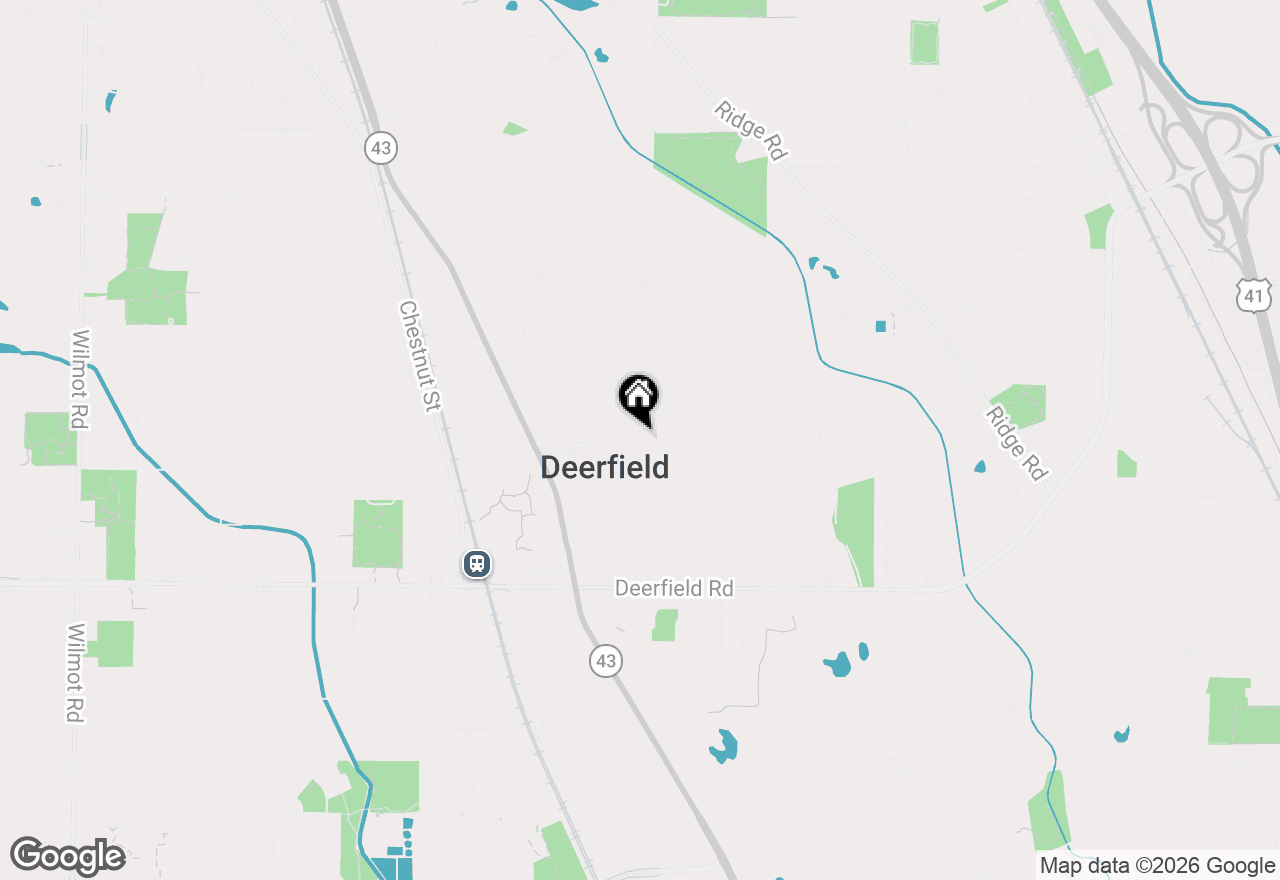 Map of 1045 Rosemary Terrace, Deerfield, IL 60015