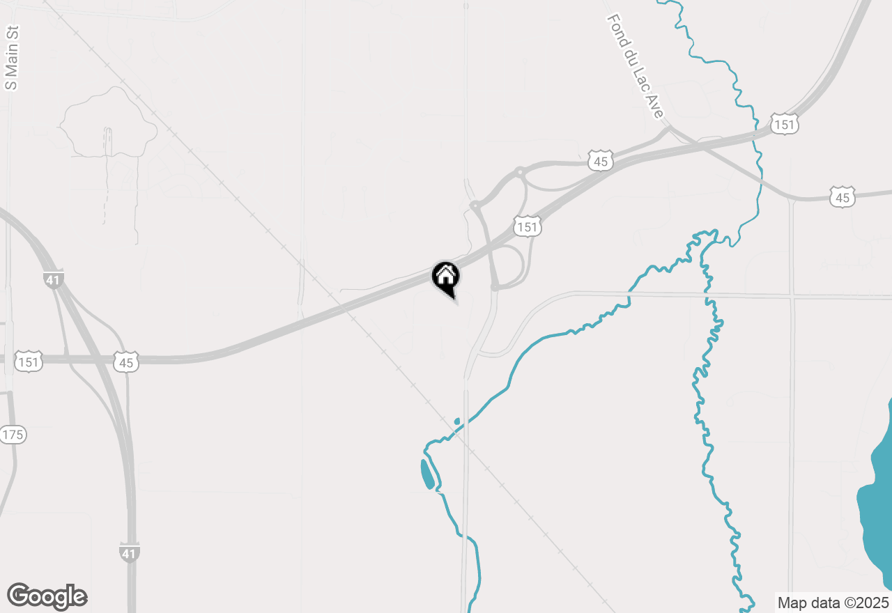 Map of 1398 Lighthouse Village Rd, Fond Du Lac, WI 54937