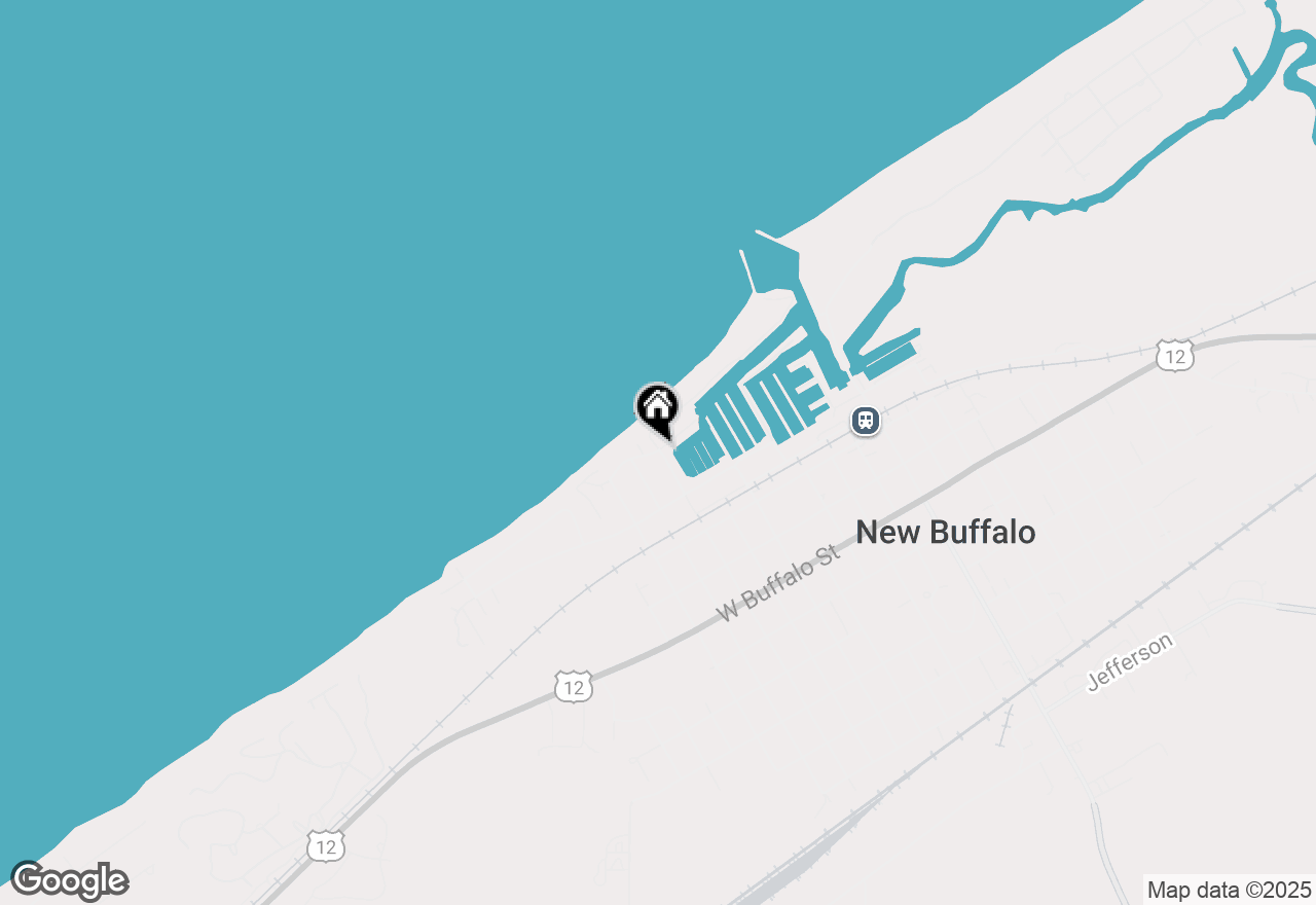 Map of 706 North Drive, New Buffalo, MI 49117