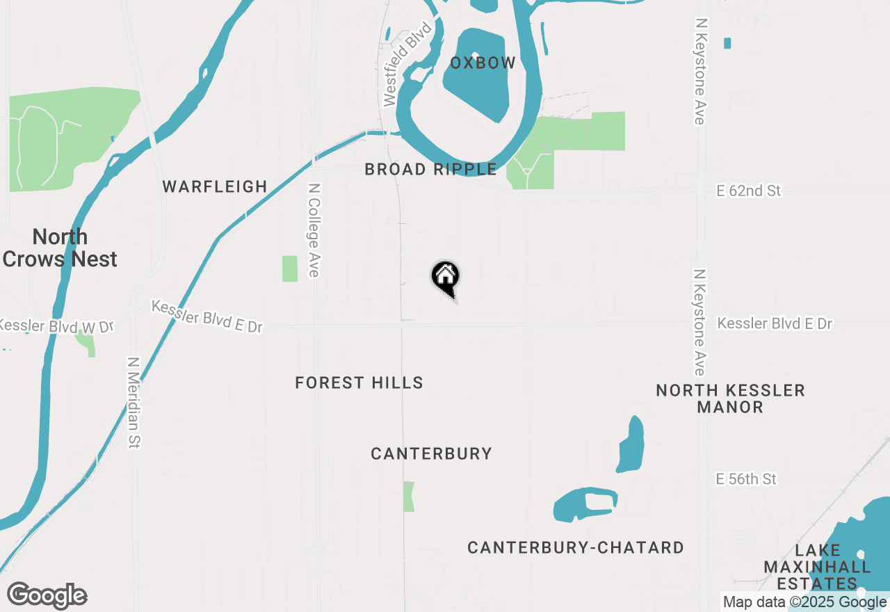 Map of 5930 Crestview Avenue, Indianapolis, IN 46220