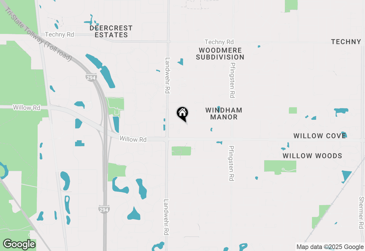 Map of 2503 Jasper Court, Northbrook, IL 60062
