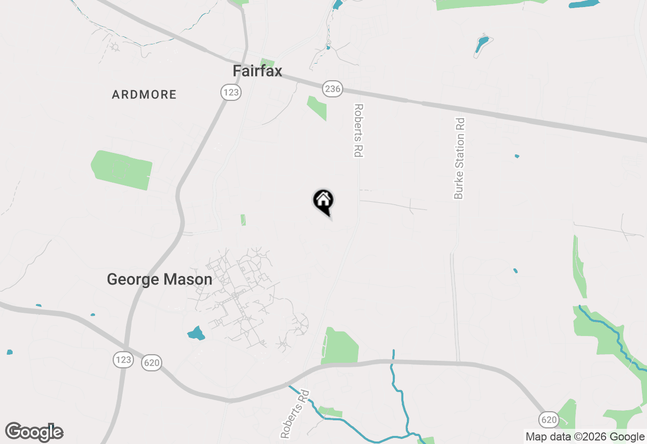 Map of 10243 Aspen Willow Drive, Fairfax, VA 22032