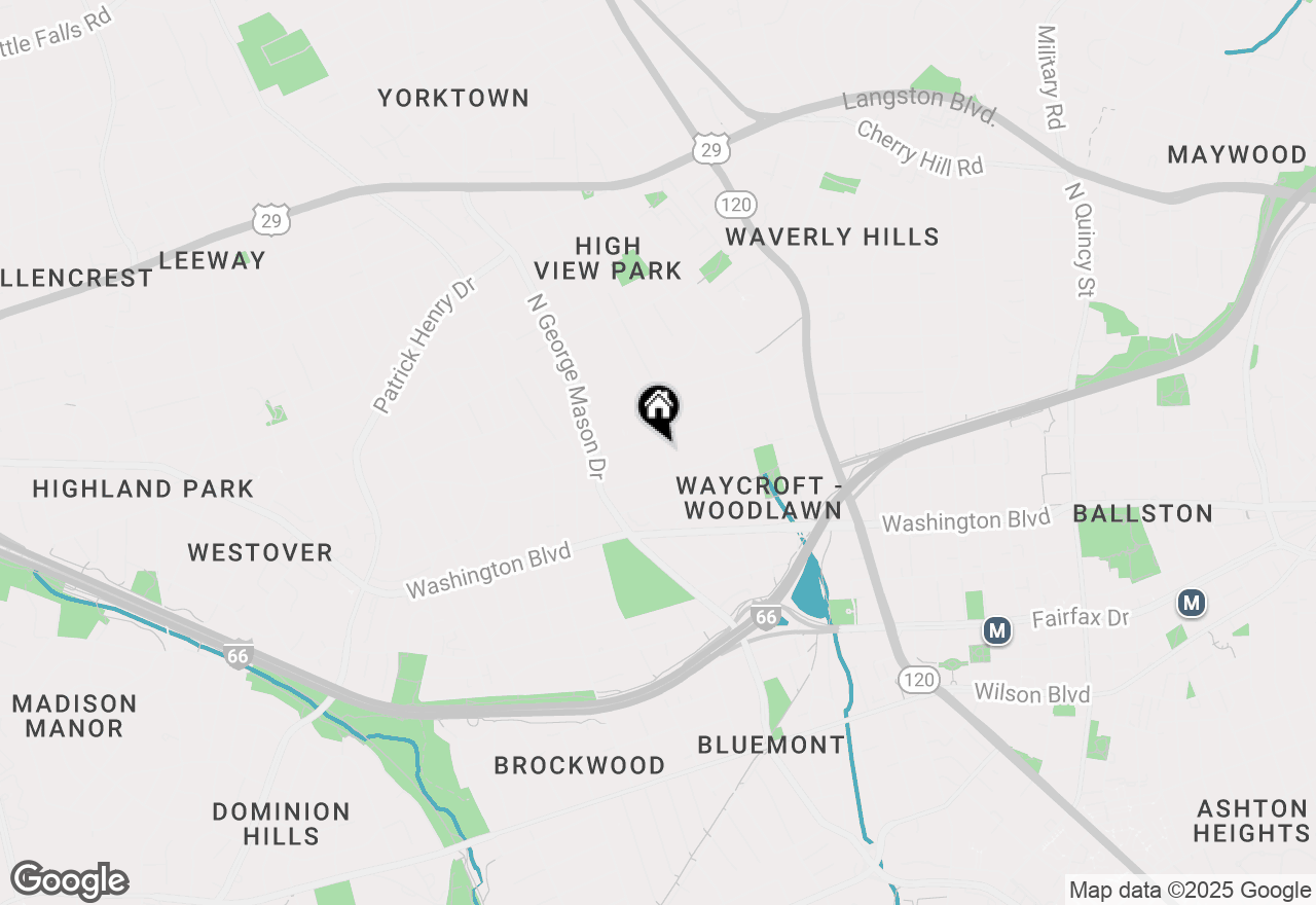 Map of 1518 N Edison Street, Arlington, VA 22205