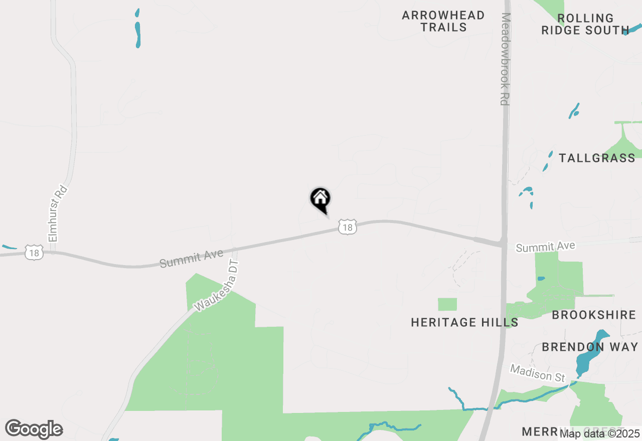 Map of 713 Panorama Dr, Waukesha, WI 53188