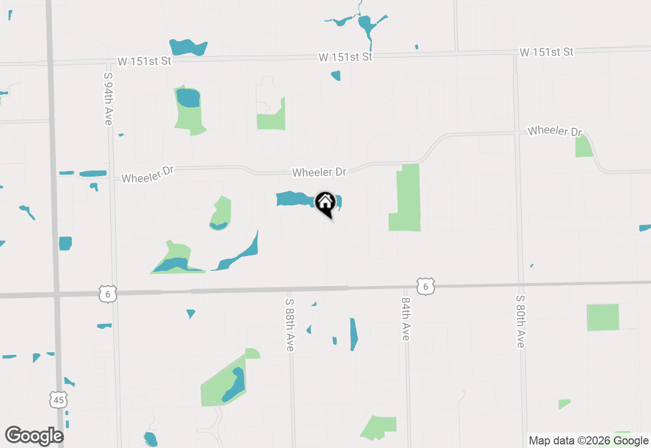 Map of 15724 Orlan Brook Drive #189, Orland Park, IL 60462