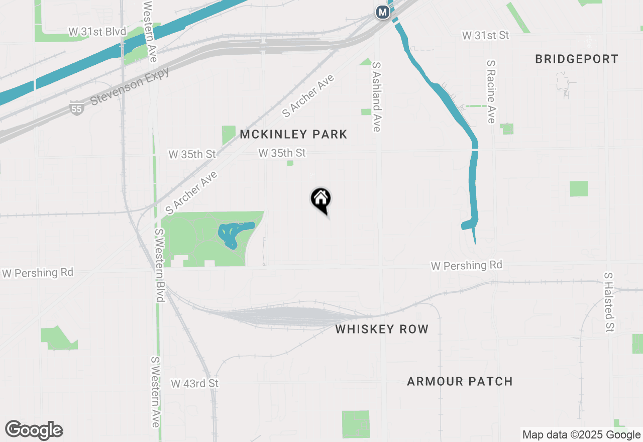 Map of 3720 S Wood St, Chicago, IL 60609