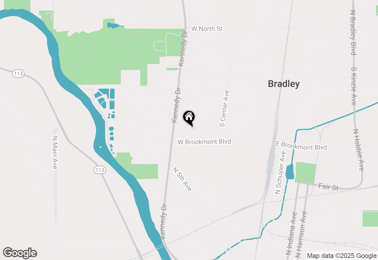 Map of 921 Meadow Court, Bradley, IL 60915